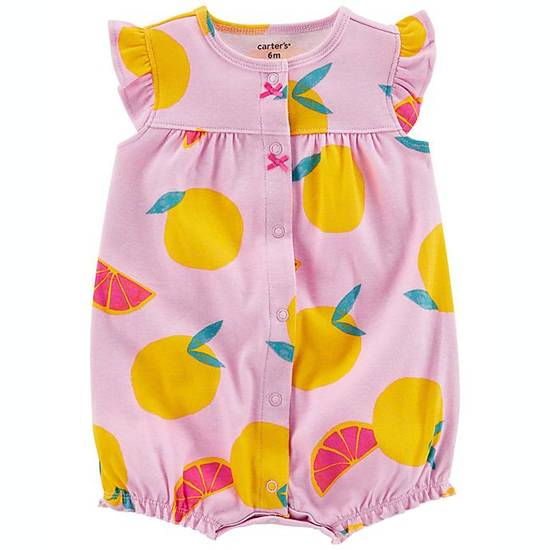 Order carter's® Size 3M Fruit Snap-Up Romper in Purple food online from Bed Bath & Beyond store, Lancaster on bringmethat.com