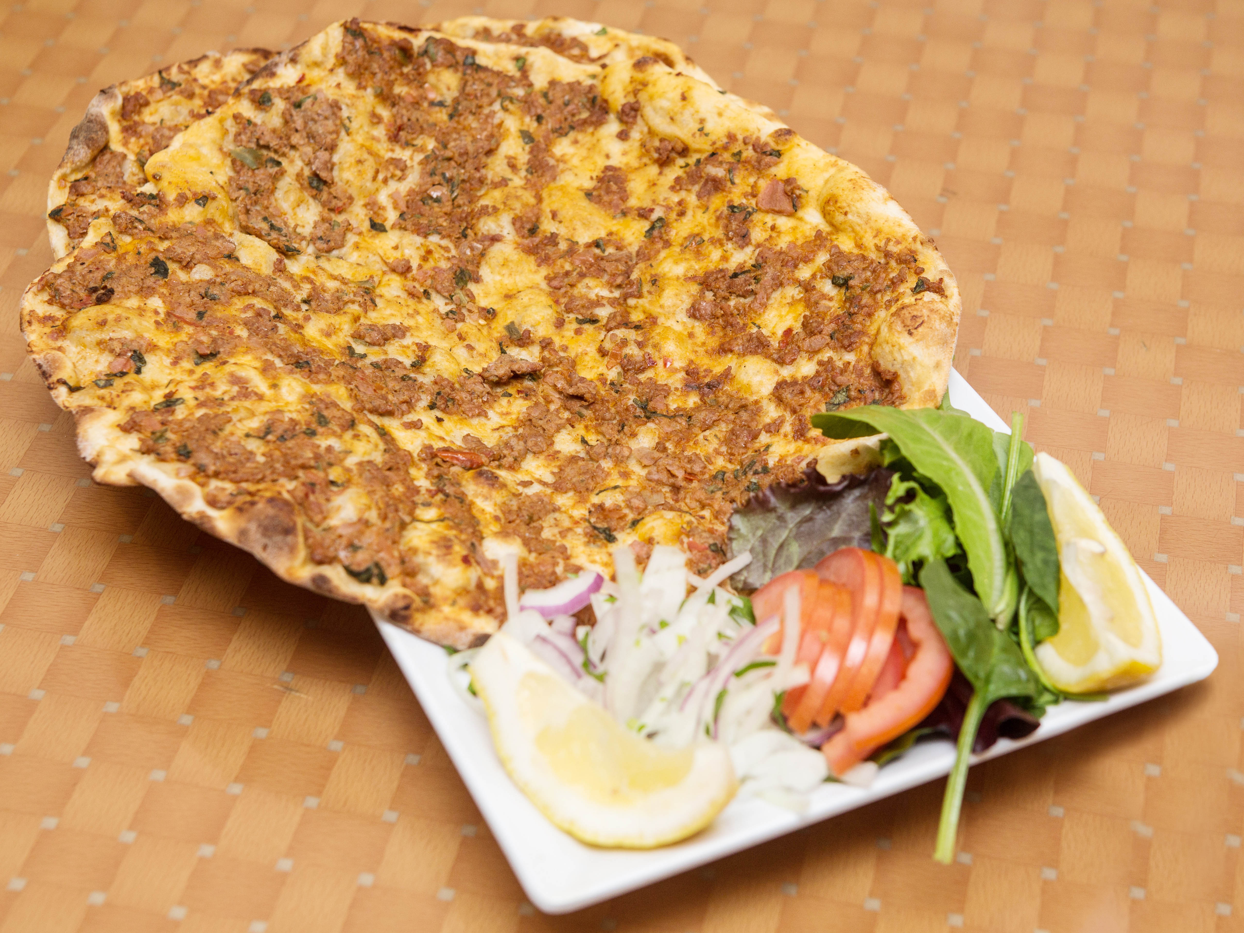 Order Lahmacun food online from Mangal Kabob  store, Sunnyside on bringmethat.com
