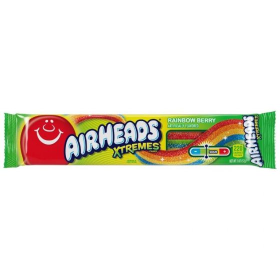 Order Airheads Xtremes Candy Rainbow Berry 2oz. food online from Chocolate Boutique store, Pittsburgh on bringmethat.com