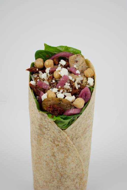 Order Protein Packed Chicken Shawarma Wrap food online from The Salad Station store, Flowood on bringmethat.com