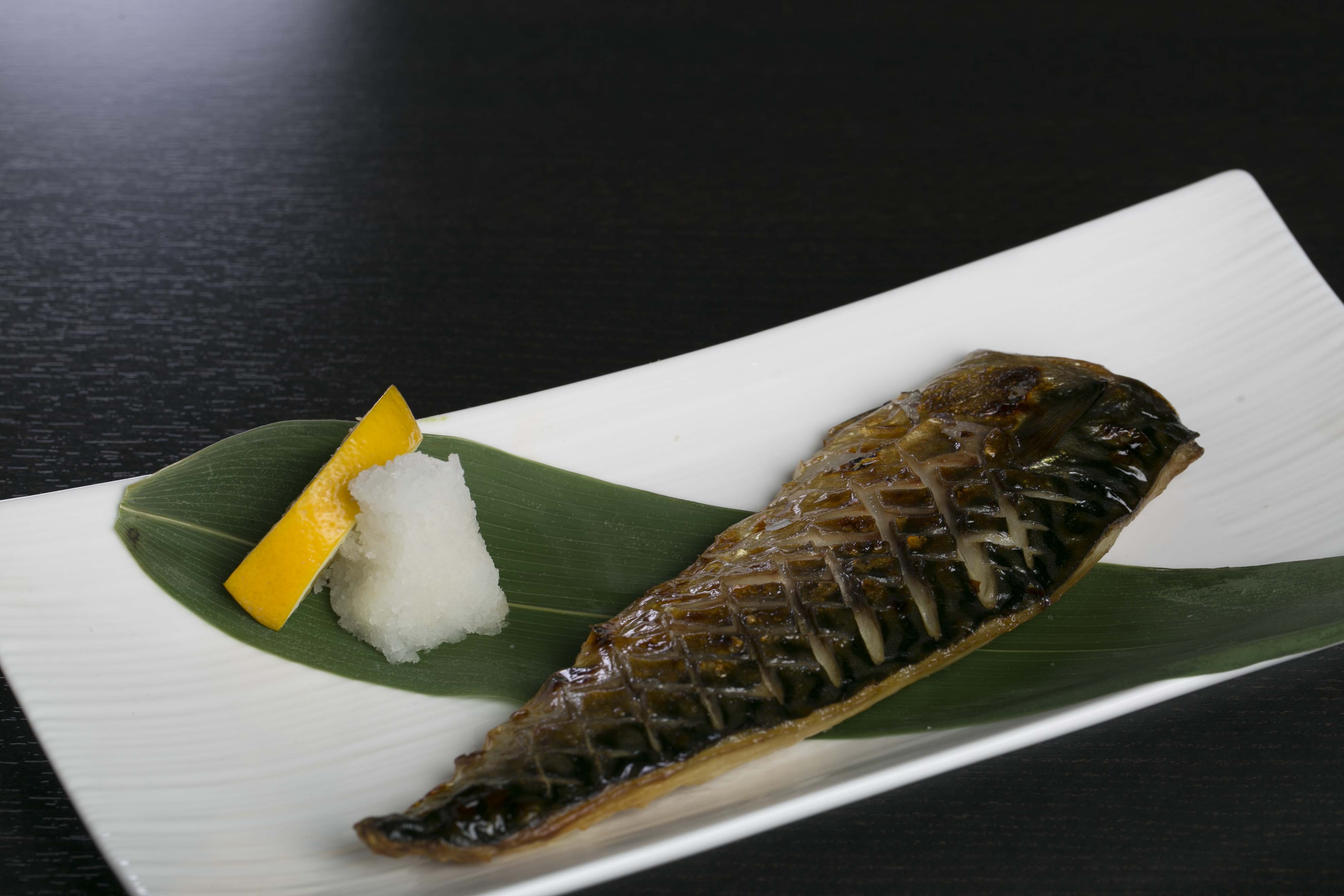 Order I3. Grilled Norway Saba food online from Icho Izakaya Fusion Cuisine store, Temple City on bringmethat.com