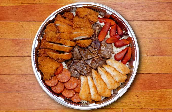 Order Local Favorites Platter food online from Zippy's store, Kaneohe on bringmethat.com