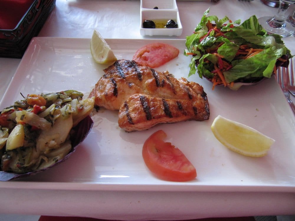Order Grilled Salmon food online from Turkish Grill store, Sunnyside on bringmethat.com
