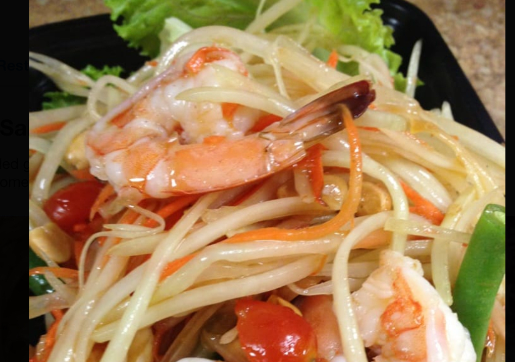 Order Papaya Salad food online from Thai Touch store, Glendale on bringmethat.com