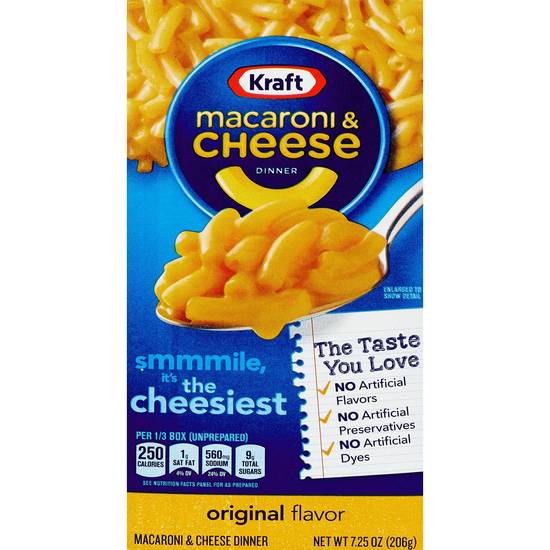 Order Kraft Macaroni And Cheese Dinner Original Flavor food online from Cvs store, TRAVERSE CITY on bringmethat.com