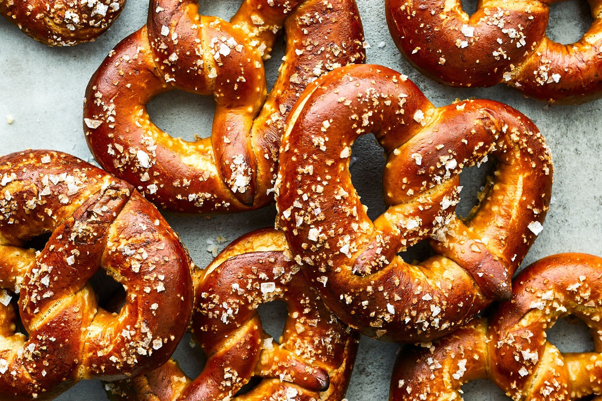 Order Giant pretzel lightly salted with cheese - Large food online from Stefono Sapori D Italia store, Nipomo on bringmethat.com