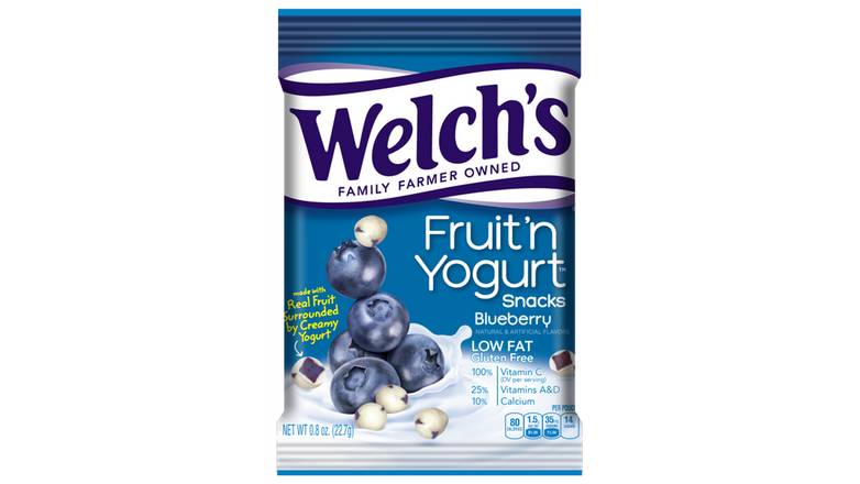 Order Welchs Fruit N Yogurt Snacks Blueberry food online from Trumbull Mobil store, Trumbull on bringmethat.com