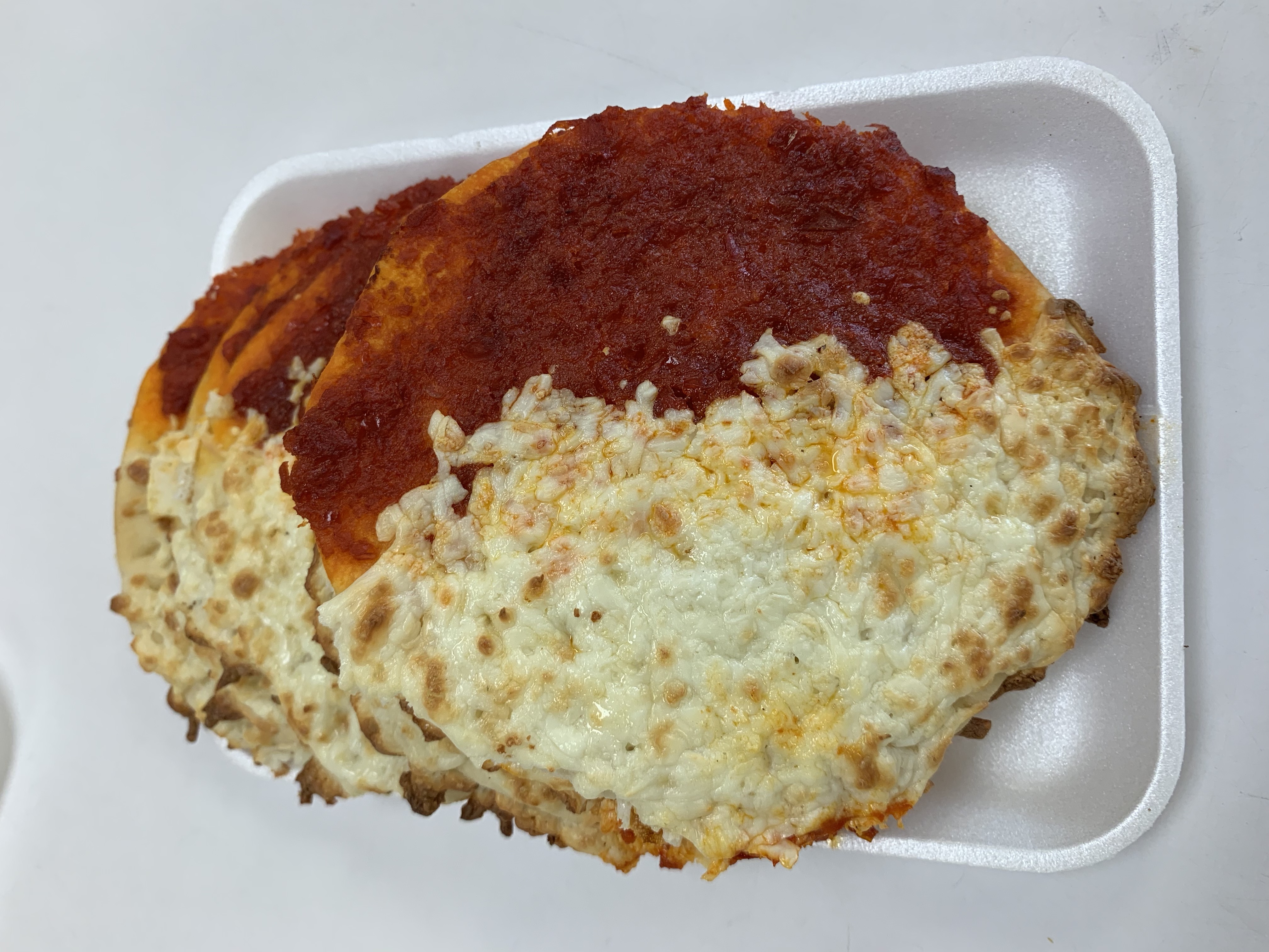 Order Cheese and muhammara / chilli paste and cheese  food online from Zaatar Factory Bakery store, Burbank on bringmethat.com