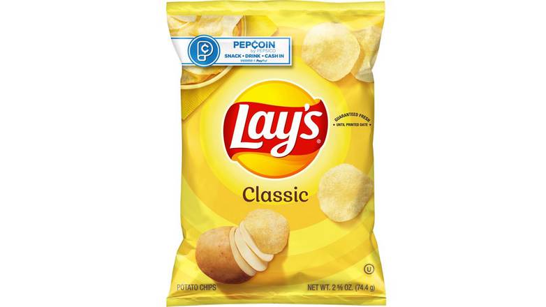 Order Lay'S Classic Potato Chips food online from Route 7 Food Mart store, Norwalk on bringmethat.com