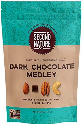 Order Second Nature Dark Chocolate Medley Trail Mix food online from Exxon Food Mart store, Port Huron on bringmethat.com