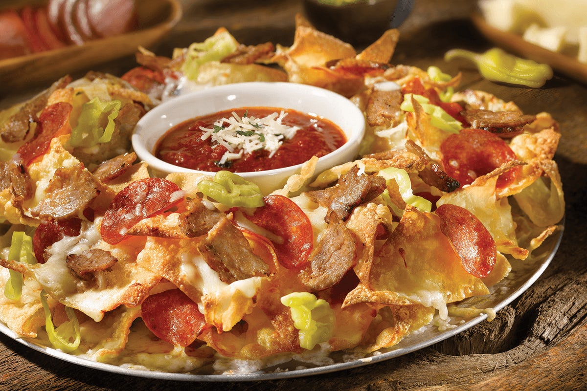 Order ITALIAN NACHOS food online from Old Chicago store, Bettendorf on bringmethat.com