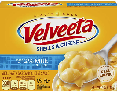 Order Velveeta Shells & Cheese box food online from The Ice Cream Shop store, Providence on bringmethat.com