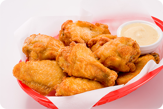 Order Hot Wings food online from Broaster At New Omm Market store, Sacramento on bringmethat.com