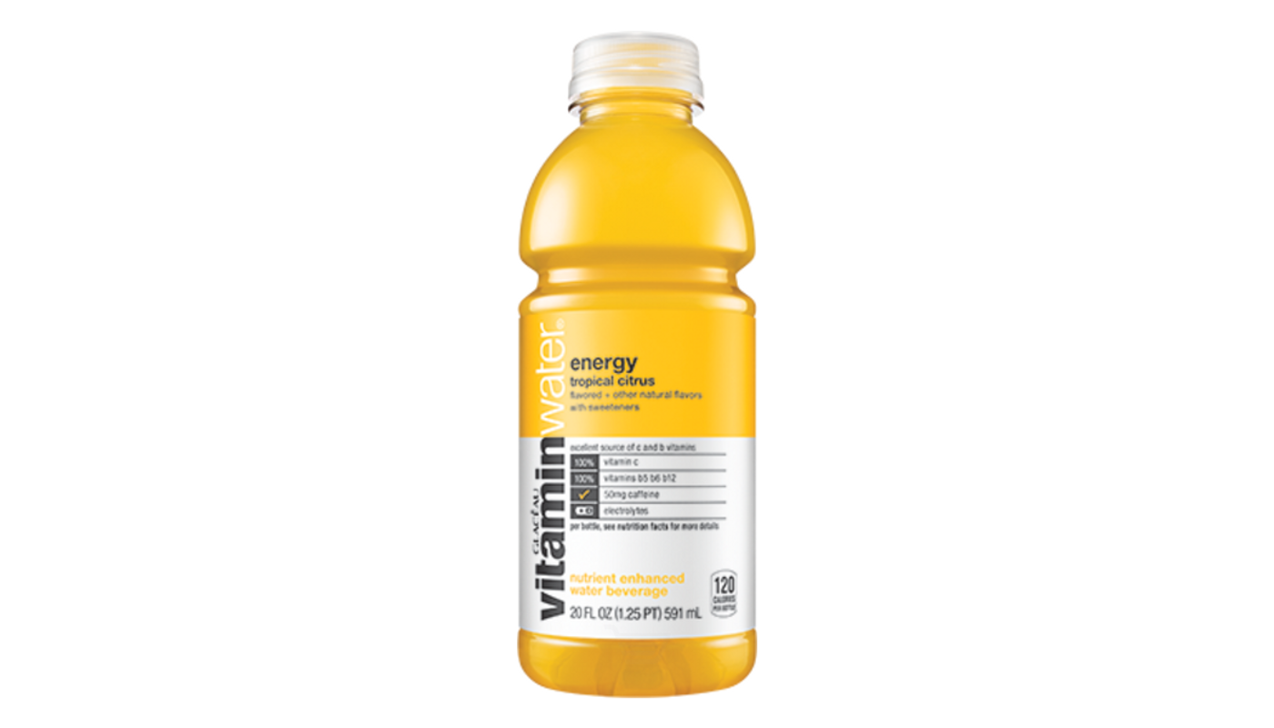 Order Glaceau Vitamin Water Energy - Tropical Citrus 20 oz Bottle food online from Circus Liquor store, Los Angeles on bringmethat.com