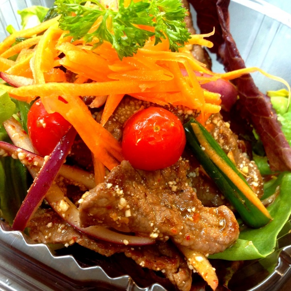 Order Tiger Tear Salad food online from Asian Thai Kitchen store, Miami on bringmethat.com