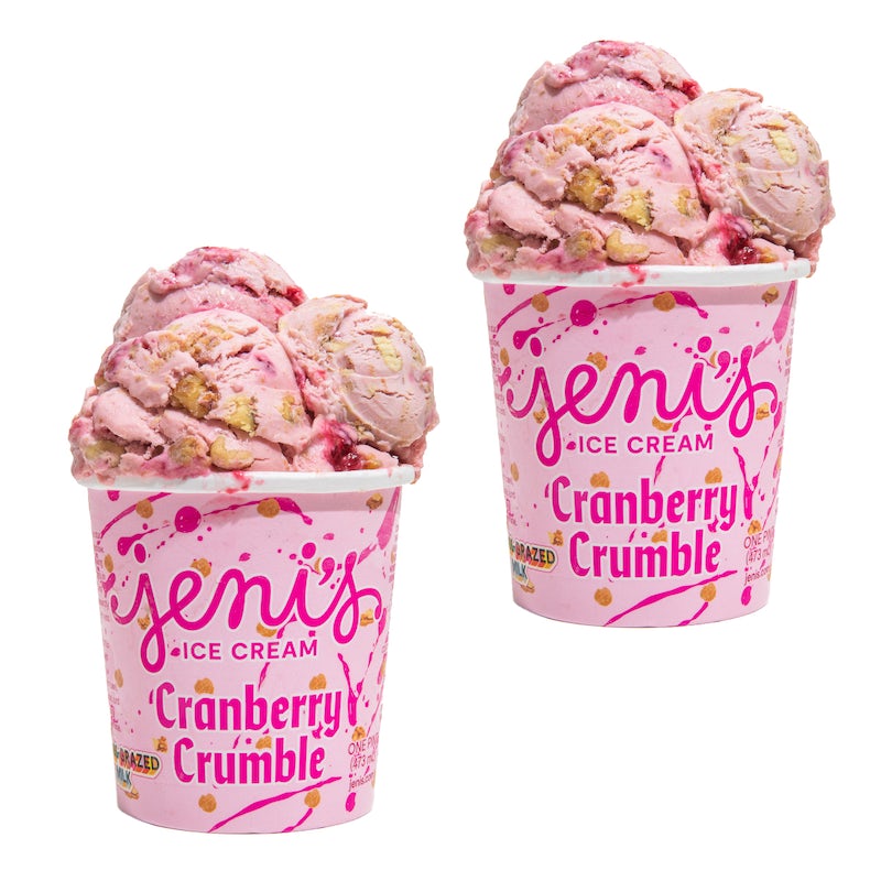 Order Cranberry Crumble Pint 2-pack food online from Jeni Splendid Ice Cream store, Decatur on bringmethat.com