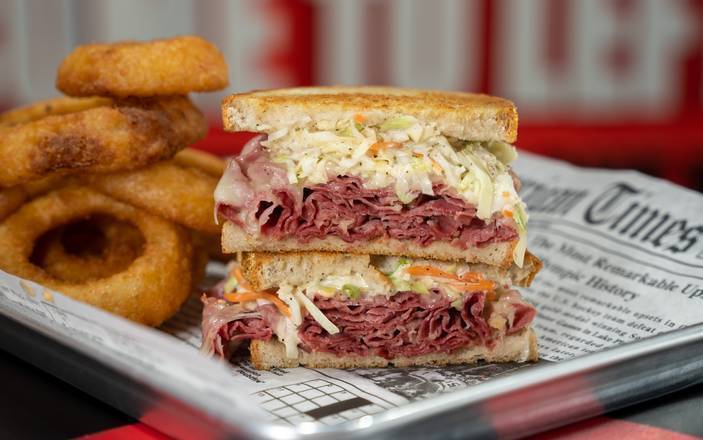 Order Corned Beef Special food online from Lefty'S Cheesesteaks store, Westland on bringmethat.com