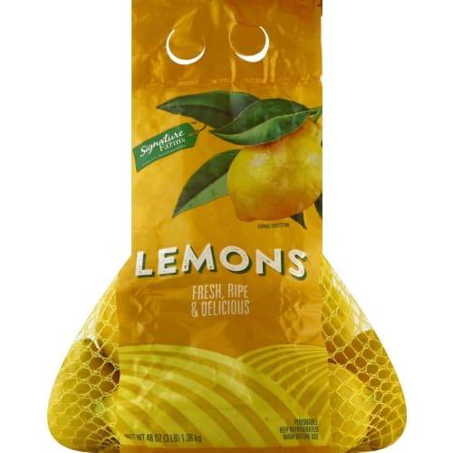 Order Signature Farms · Lemons (48 oz) food online from Safeway store, Redwood City on bringmethat.com