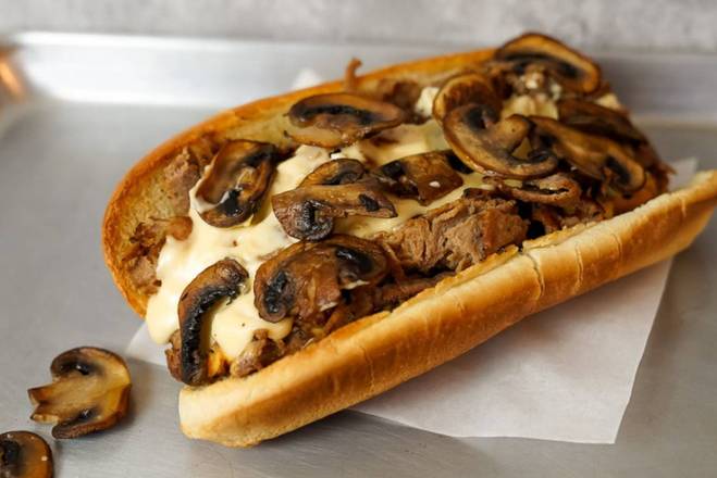 Order Mushroom Cheesesteak food online from Philly King store, Wake Forest on bringmethat.com