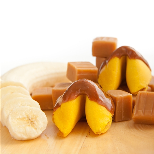 Order Caramel Covered Fortune Cookies Banana Flavored food online from Fancy Fortune Cookies store, Indianapolis on bringmethat.com