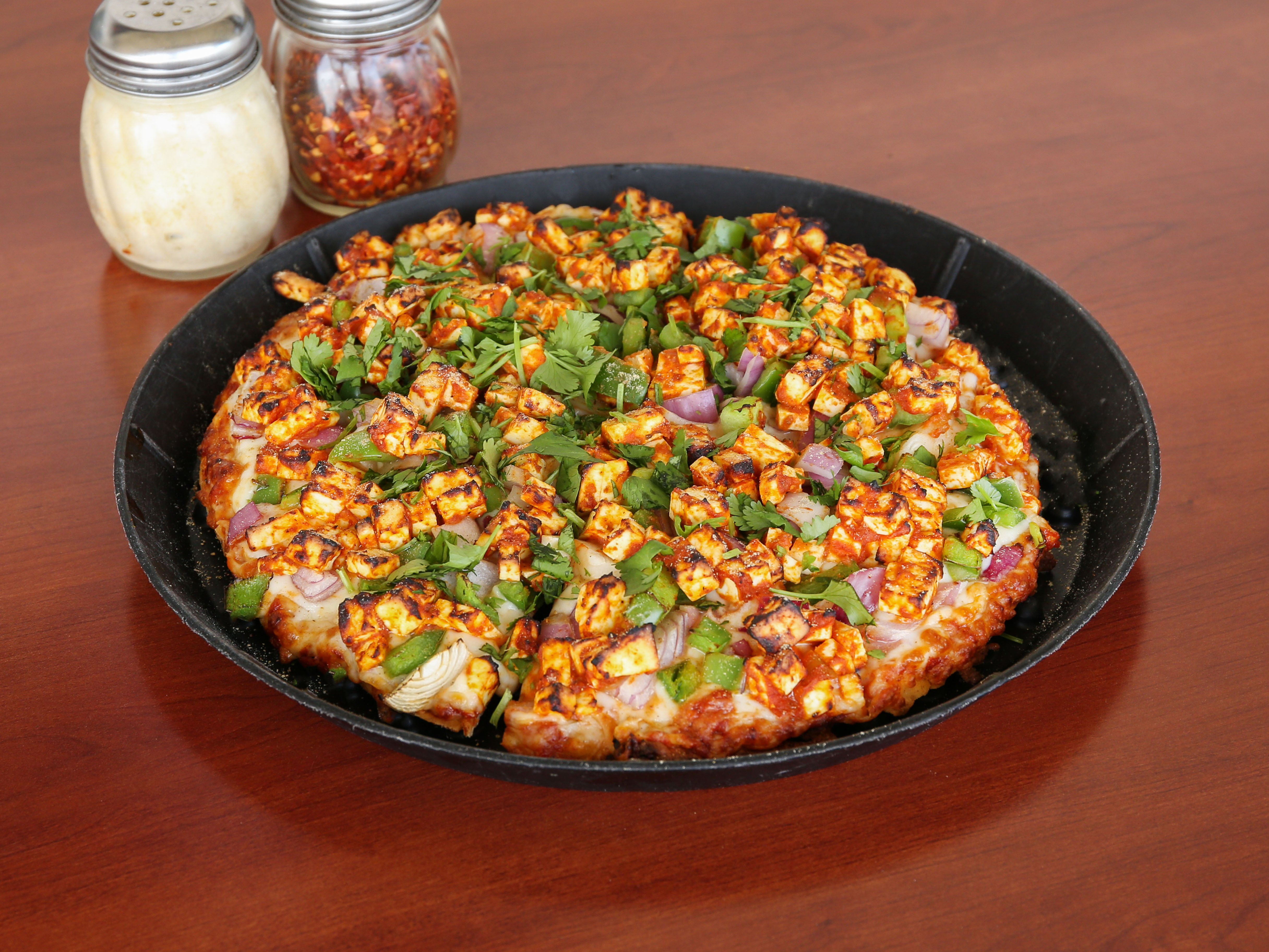 Order Chili Paneer Pizza food online from Parktown Pizza store, Morgan Hill on bringmethat.com