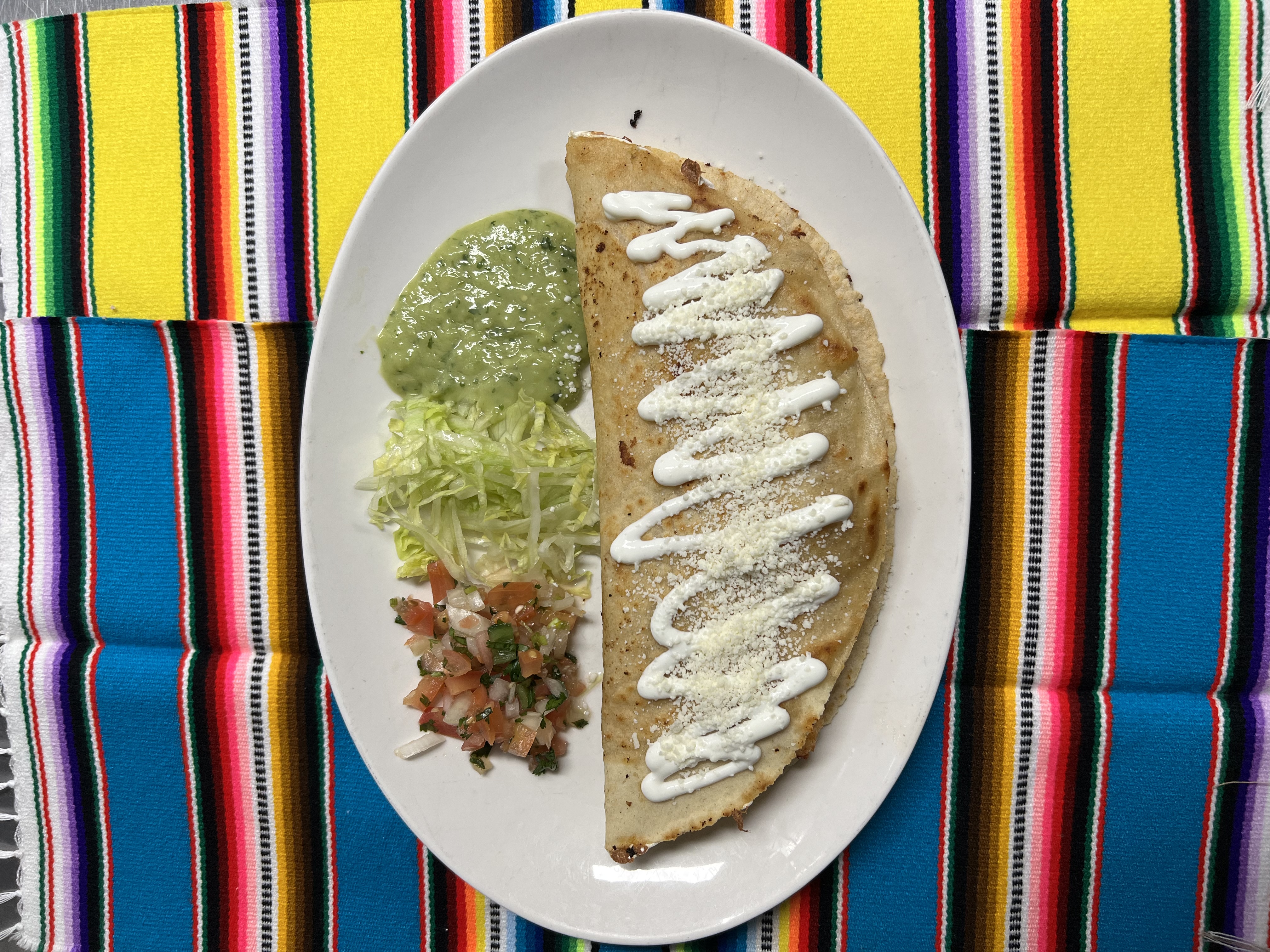 Order Huitlacoche Quesadilla food online from Chihuahua Mexican Restaurant store, Sunnyside on bringmethat.com