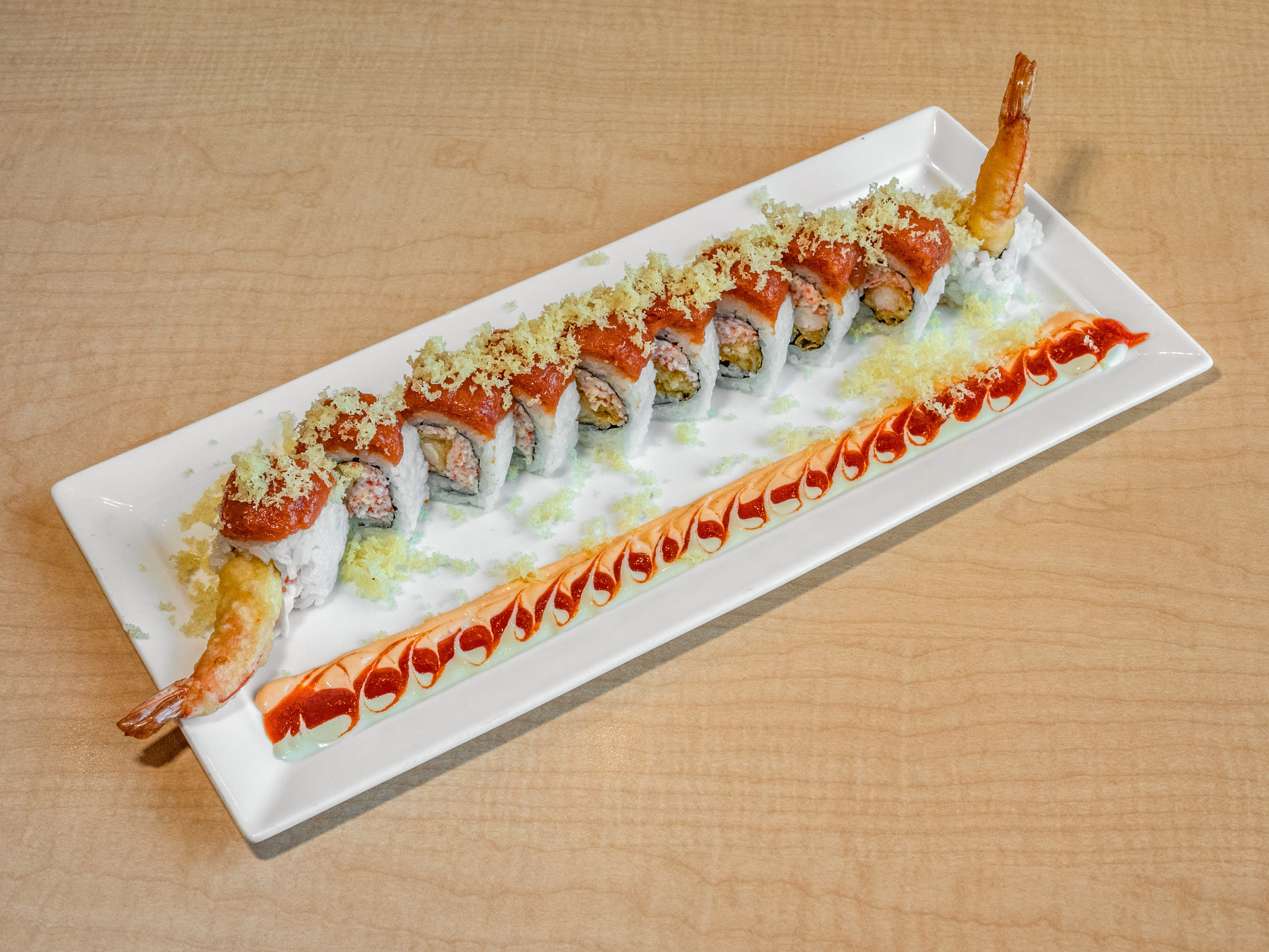 Order Crunchy Spicy Tuna Roll food online from Lava Grill store, Euless on bringmethat.com