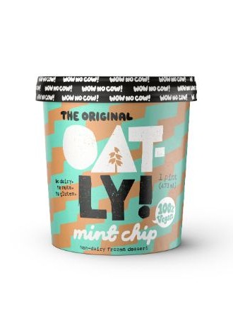 Order Oatly Mint Chip Frozen Dessert (1 Pint) food online from Stock-Up Mart store, Los Angeles on bringmethat.com