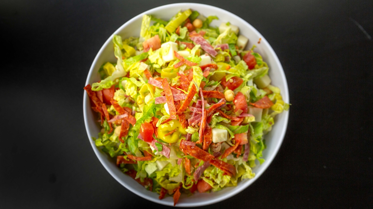 Order Italian Chopped Salad food online from Rockn Pies store, Santa Monica on bringmethat.com