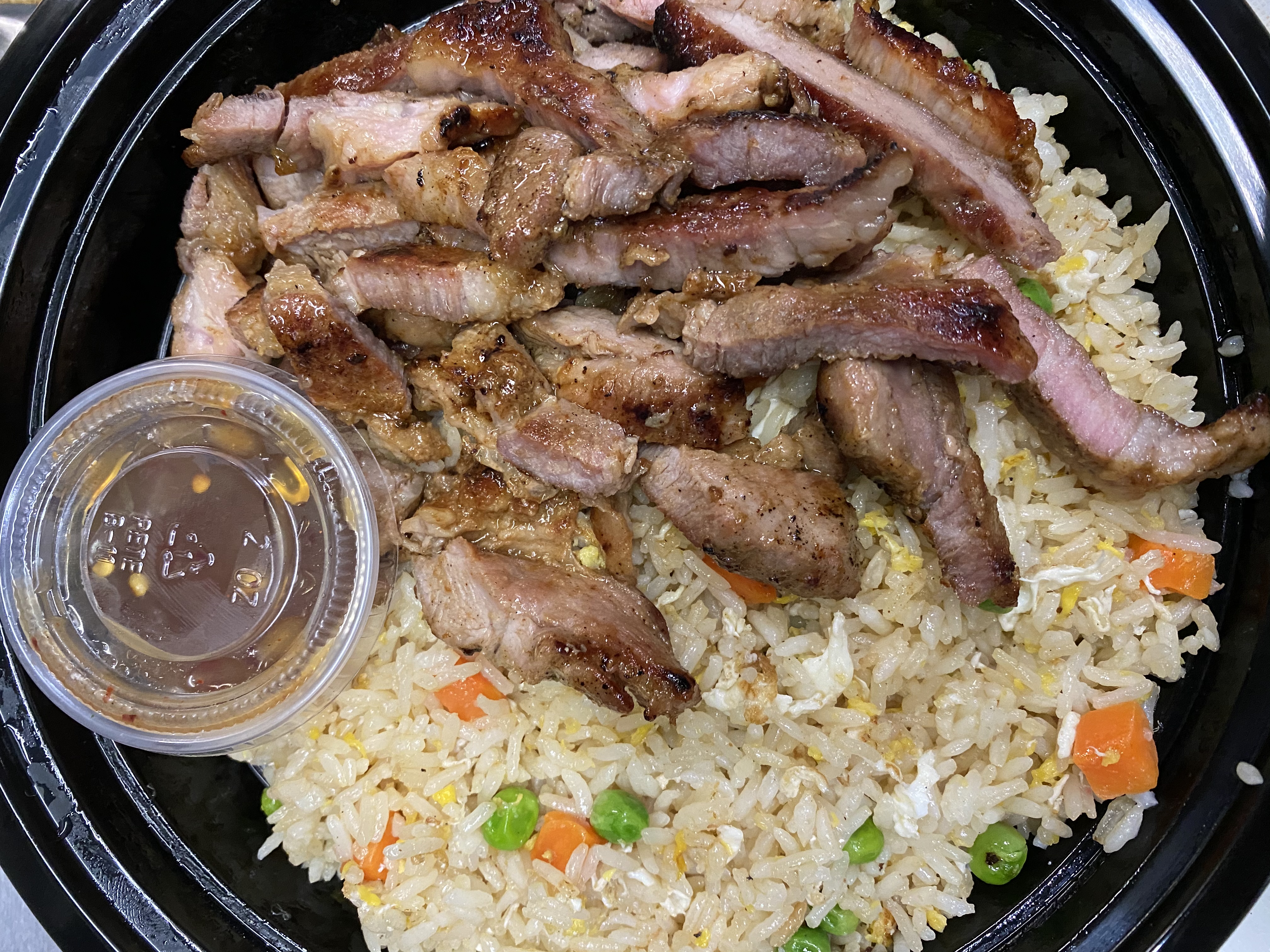 Order Fried Rice with BBQ Pork  food online from Lucky Deli store, Los Angeles on bringmethat.com
