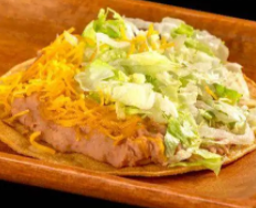Order Bean Tostada food online from Filiberto's Mexican Food store, Chandler on bringmethat.com