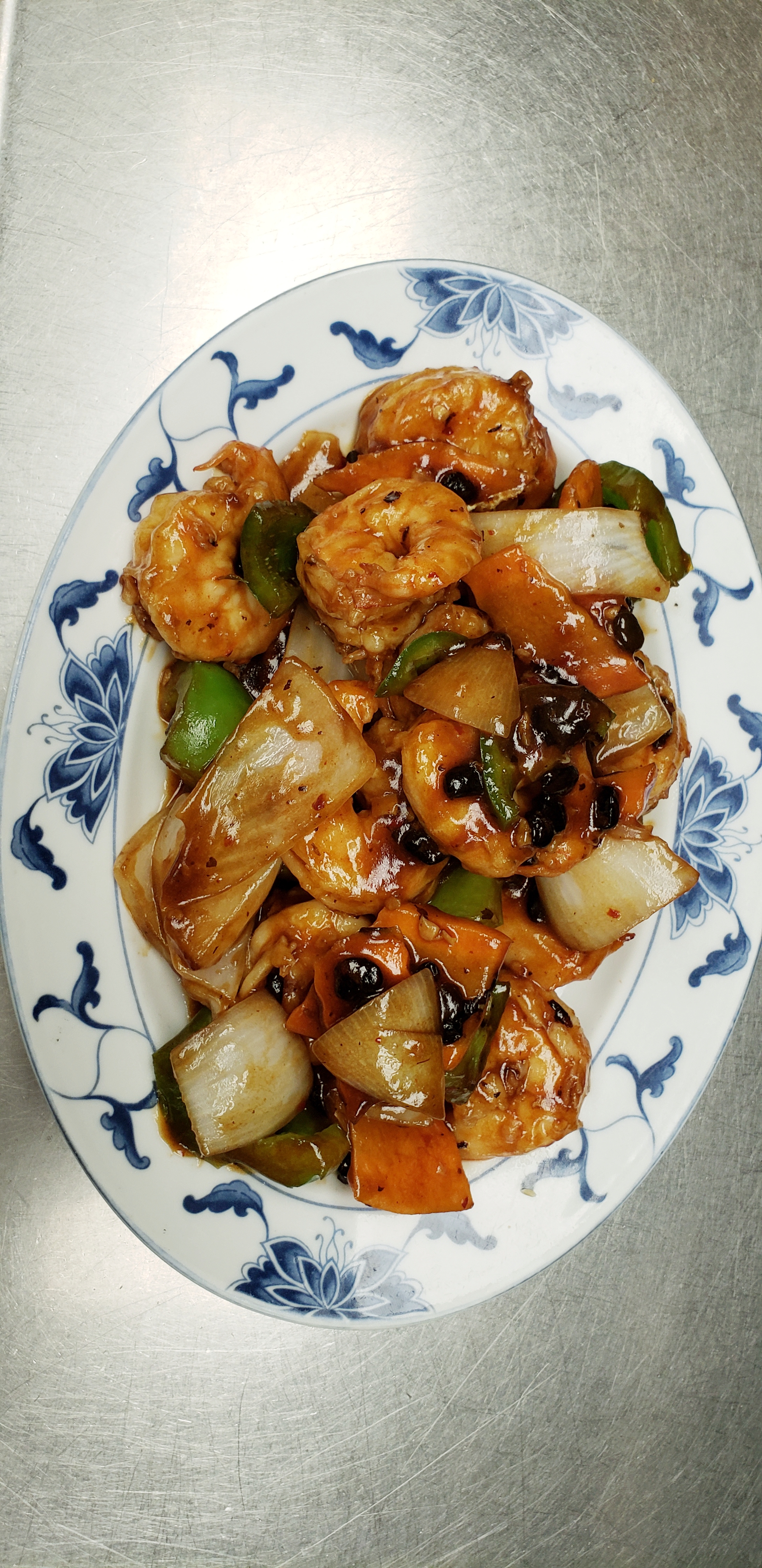 Order Shrimp in Black Bean Sauce Dinner food online from Hunan Gourmet store, Frederick on bringmethat.com