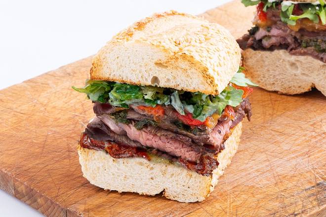 Order 1/2 Chimichurri Steak & Bacon food online from Mendocino Farms store, Irvine on bringmethat.com
