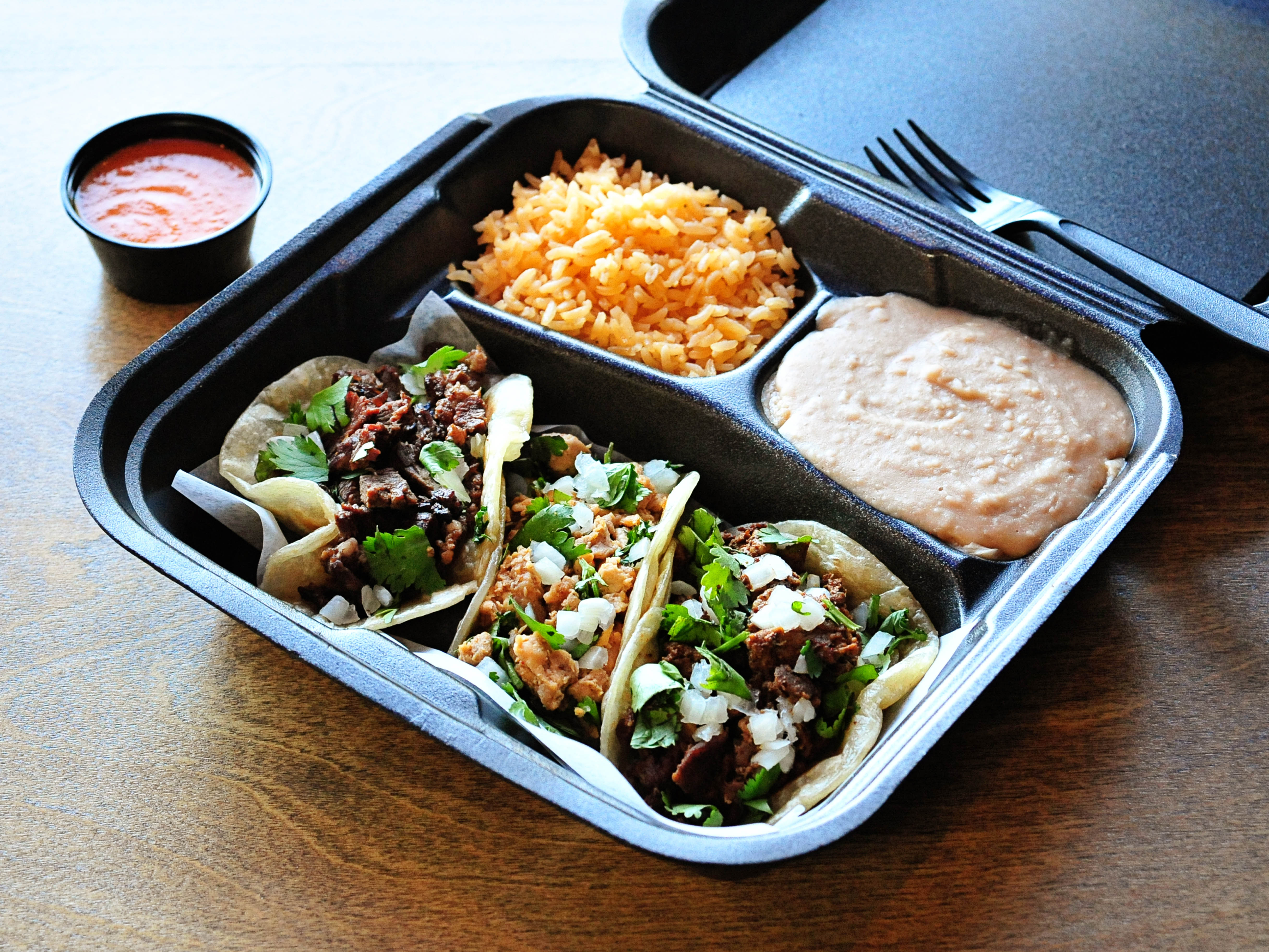 Order Taco Plate food online from Fiesta Taco Grill store, Newhall on bringmethat.com