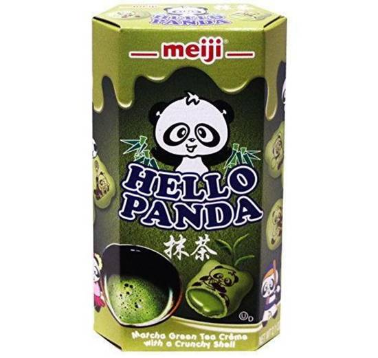 Order Meiji Hello Panda Matcha Green Tea food online from IV Deli Mart store, Goleta on bringmethat.com