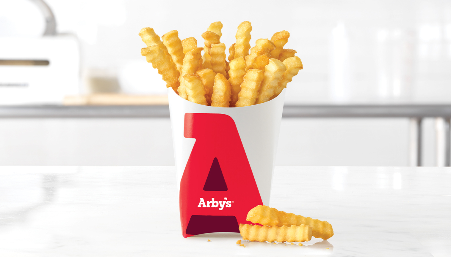 Order Crinkle Fries (Medium) food online from Arby store, Akron on bringmethat.com