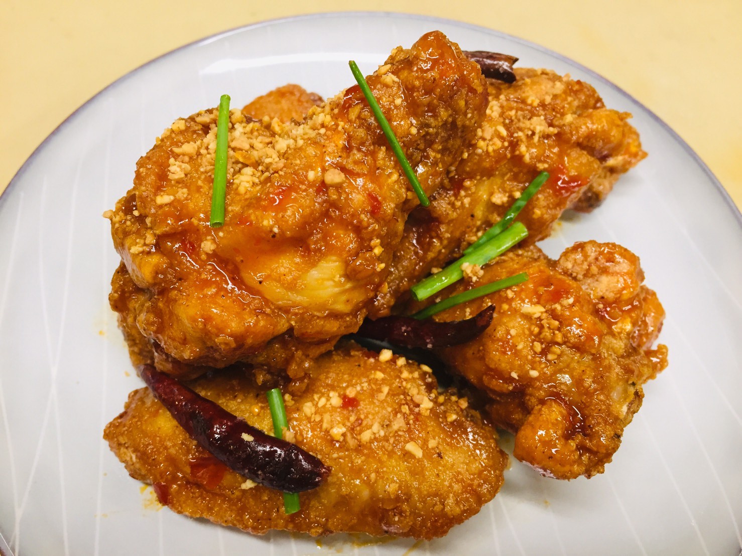 Order Kung Pao Chicken Wings food online from Bao & Bun Studio store, Philadelphia on bringmethat.com