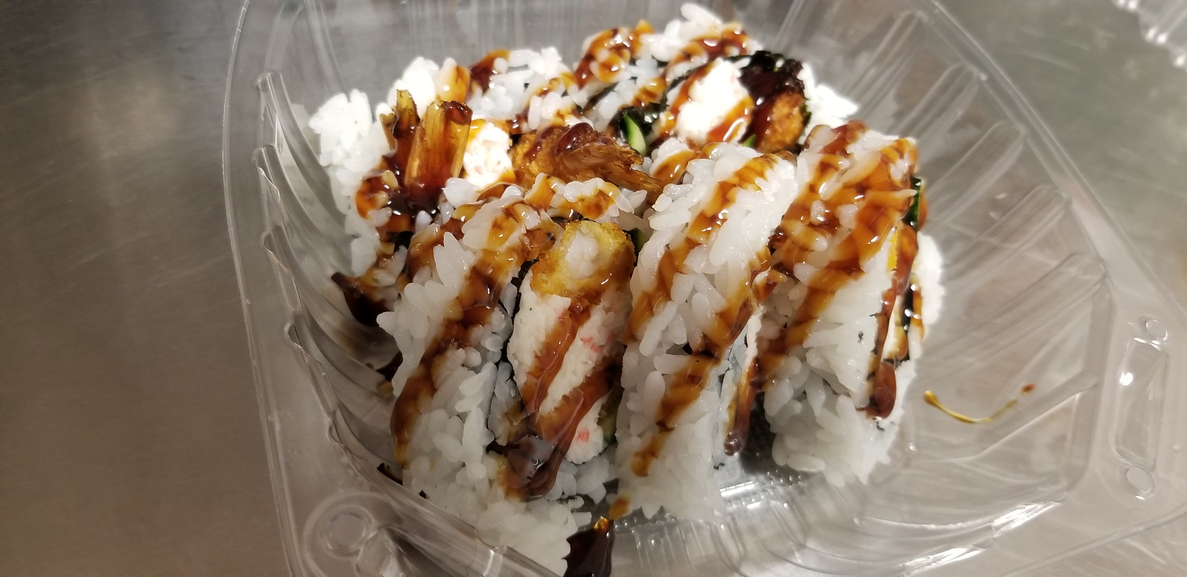 Order Shrimp Tempura Roll food online from Cu Sushi store, Salinas on bringmethat.com