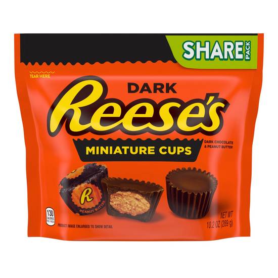 Order Reese's Miniatures Dark Chocolate Peanut Butter Cups food online from Cvs store, TRAVERSE CITY on bringmethat.com