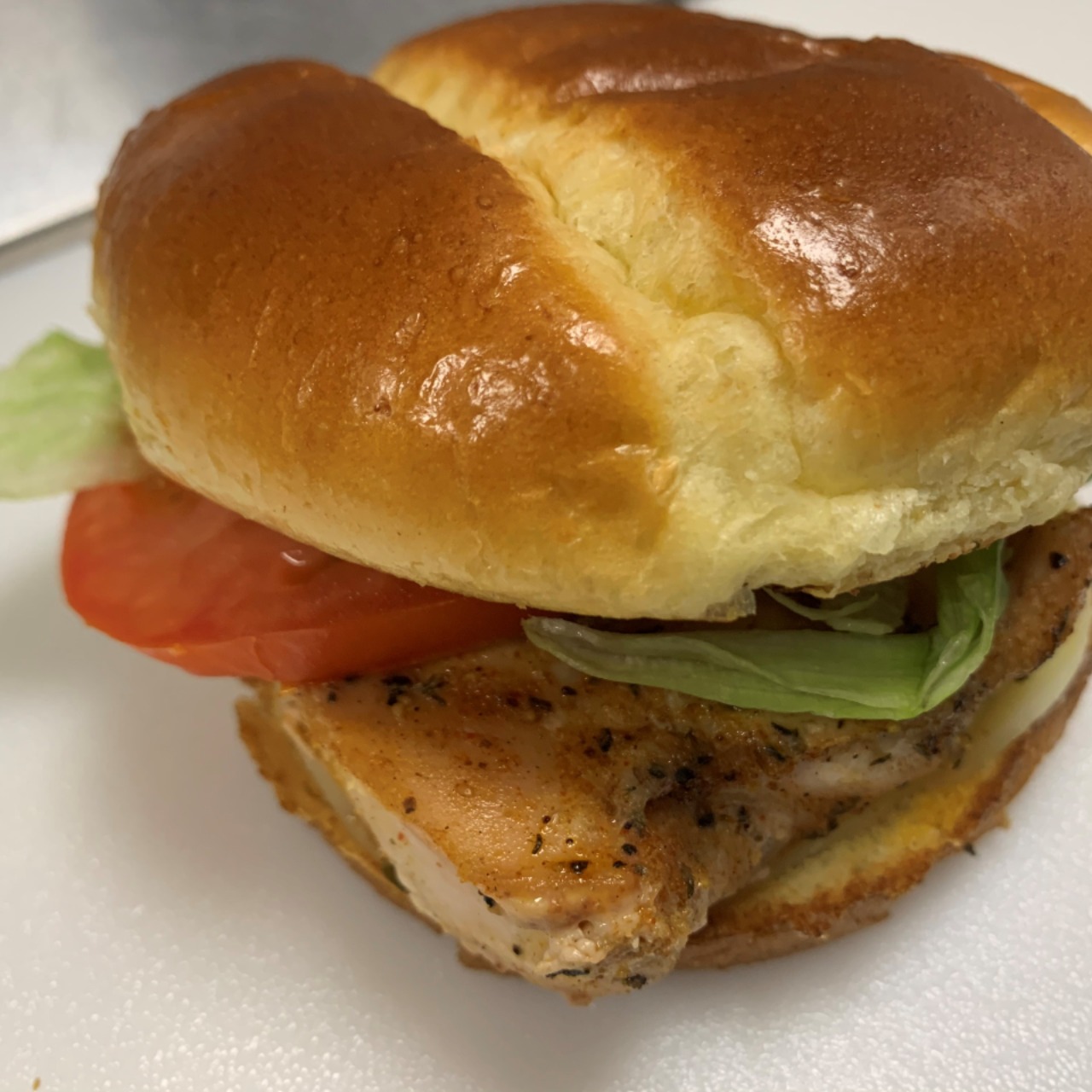 Order Smoked Chicken Sandwich w/1 Side food online from Heavenly Grub store, Columbus on bringmethat.com