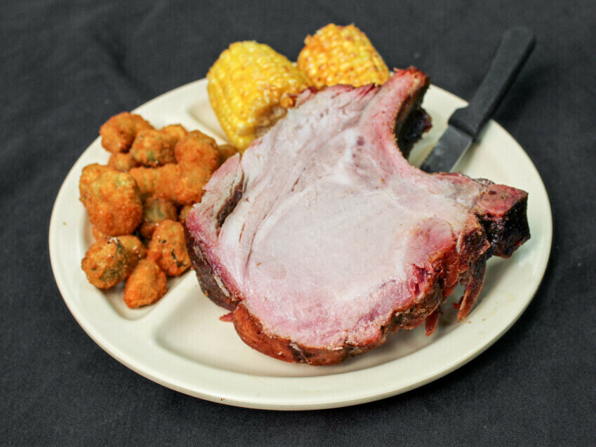 Order Pork Chop Plate food online from Kb Bbq store, Marion on bringmethat.com