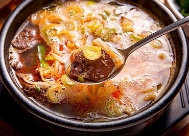 Order 17. Seon-ji-hae-jang-guk(선지해장국) food online from Banpojung store, Chicago on bringmethat.com