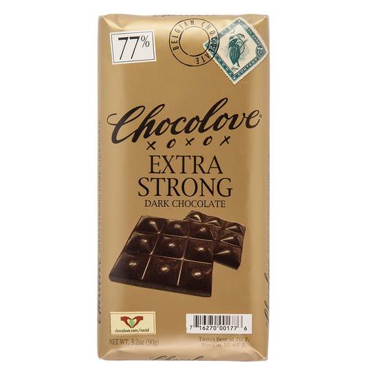 Order Chocolove Extra Strong Dark Chocolate food online from Deerings Market store, Traverse City on bringmethat.com