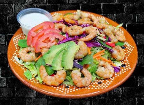 Order Shrimp Salad food online from RIVAS MEXICAN GRILL store, Fort Mohave on bringmethat.com