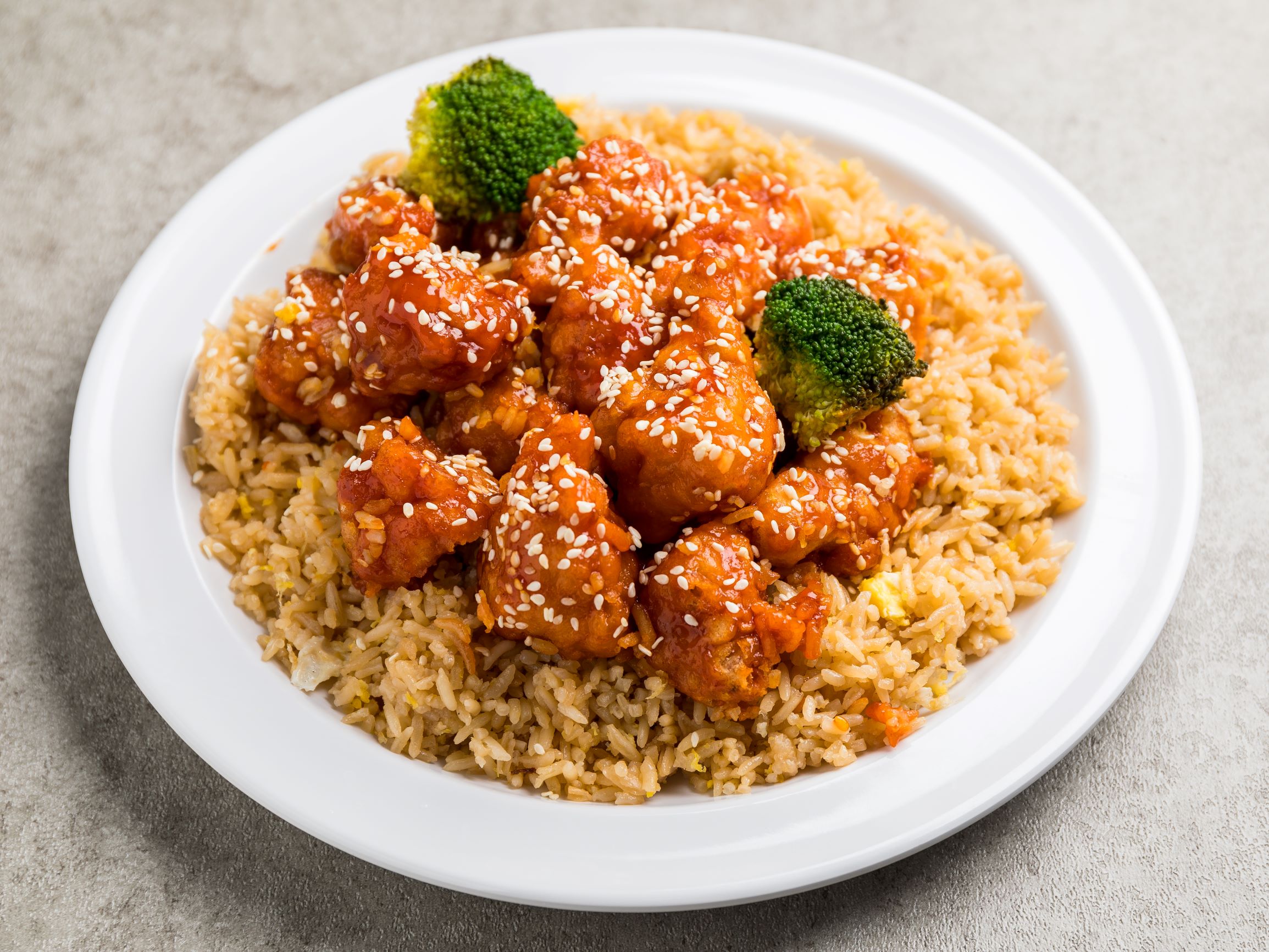 Order 109. Sesame Chicken food online from Huan Xi store, Milwaukee on bringmethat.com