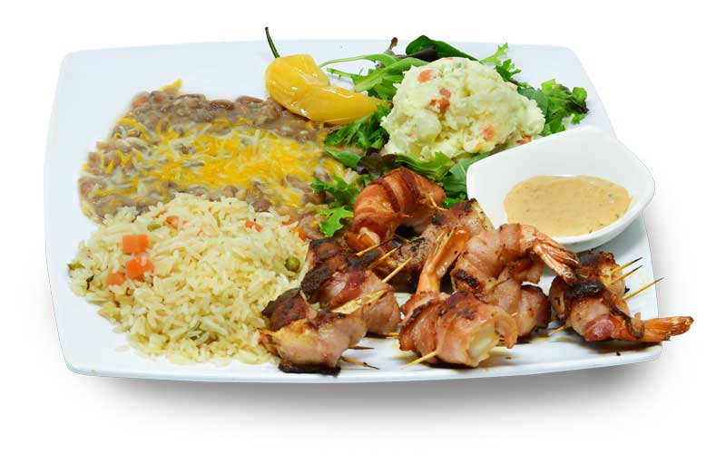 Order Camarones Costa Azul con Tocino food online from Marlin Restaurant store, Artesia on bringmethat.com