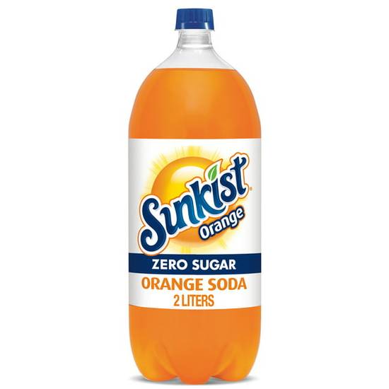 Order Sunkist Orange Soda Zero Sugar Bottle food online from Deerings Market store, Traverse City on bringmethat.com