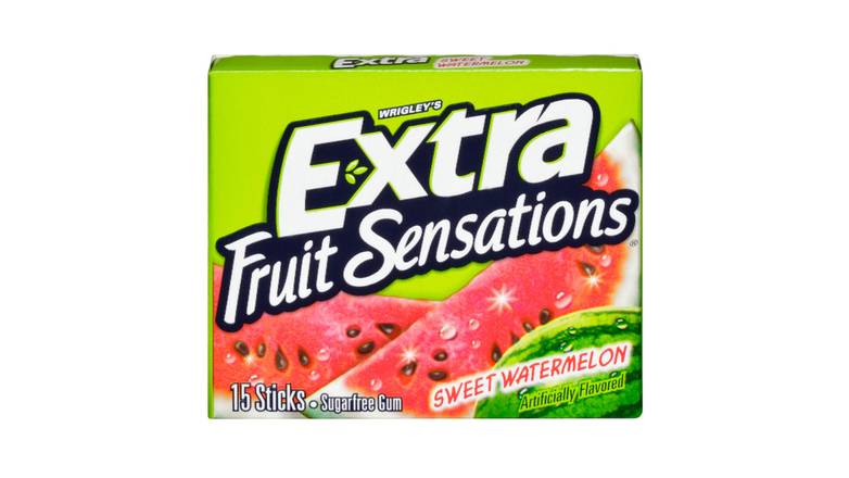 Order Wrigley'S Extra Long Lasting Flavor Sweet Watermelon - 15Ct food online from Trumbull Mobil store, Trumbull on bringmethat.com