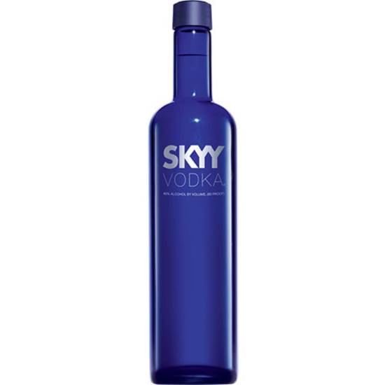 Order Skyy Vodka 750 ml. food online from Round Up Liquor & Grocery store, Wildomar on bringmethat.com