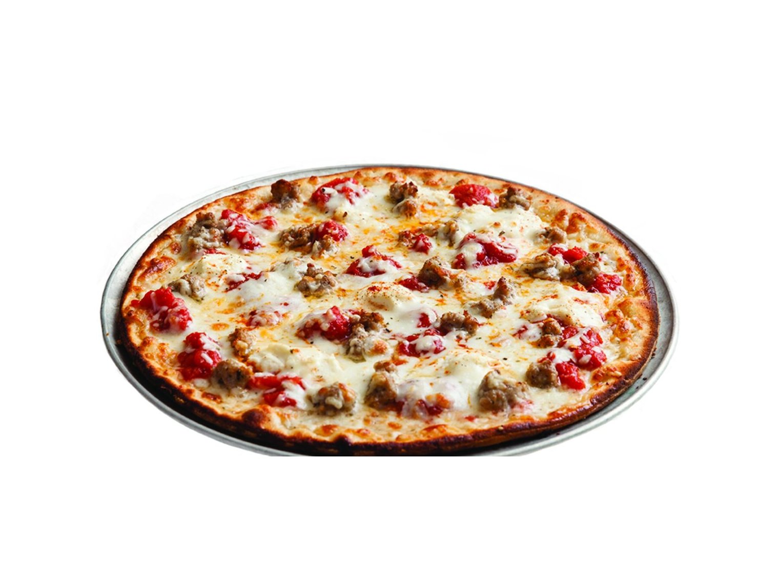 Order GF Italian Sausage Ricotta Pizza food online from Papa Gino's store, Attleboro on bringmethat.com